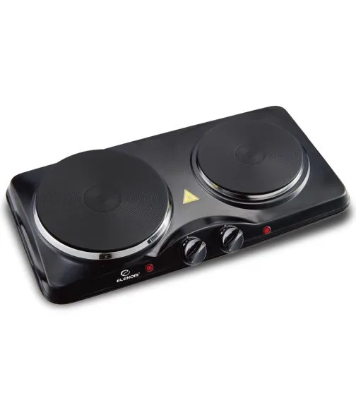Електрически котлон ЕК-2013 B, 2500W, Чугунени плочи - 18.5 см, 15.5 см, Масивно тяло