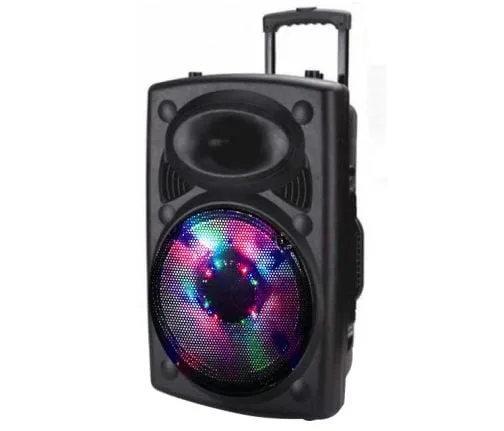 Преносим високоговорител ЕК-1201, Аудио система, LED Осветена, Bluetooth, Адаптер